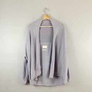 Lauren Manoogian Slouch Cardigan Sweater Spa Blue 1 Small S Organic Cotton Top